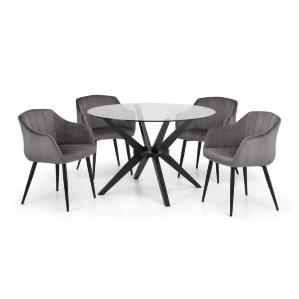 Set Of 2 Hobart Scalloped Dining Chairs
