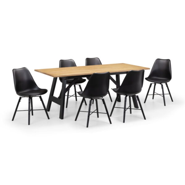 Hockley Table Black/Oak