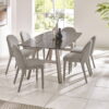 Set of 2 Holly Dining Chairs - Pearl Sand