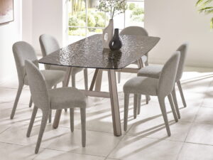 Set of 2 Holly Dining Chairs - Pearl Sand