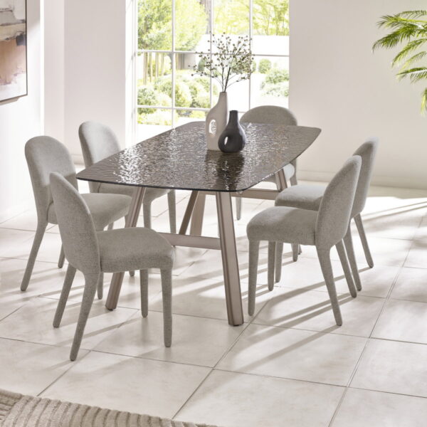 Set of 2 Holly Dining Chairs - Graphite