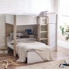 Horizon Bunk Bed - Pale Wood And White