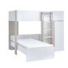 Horizon Bunk Bed - Pale Wood And White