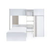 Horizon Bunk Bed - Pale Wood And White