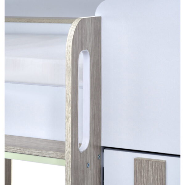 Horizon Bunk Bed - Pale Wood And White