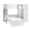Horizon Bunk Bed - Pale Wood And White