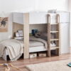 Horizon Bunk Bed - Pale Wood And White