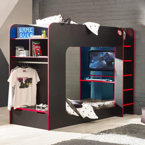 IMP001-2_1200x1200-1.jpg Impact Gaming Bunk - Black/Red