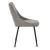 Set Of 2 Iris Boucle Dining Chairs - Grey