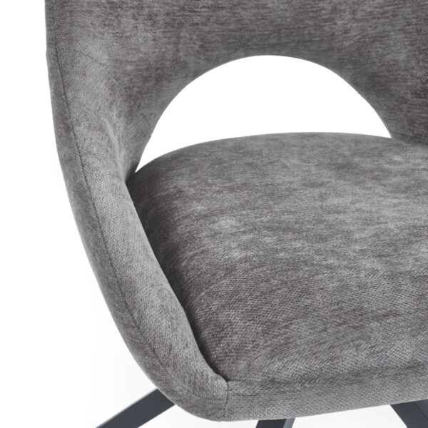 Set of 2 Jonah Swivel Return Dining Chairs - Cream