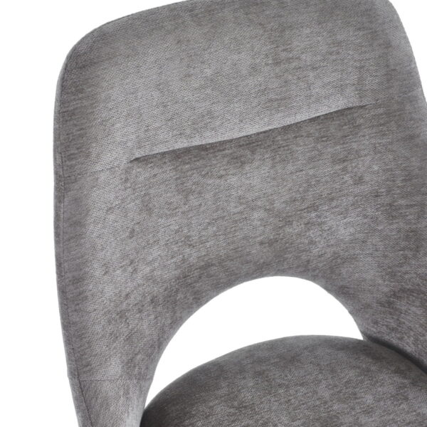 Set of 2 Jonah Swivel Return Dining Chairs - Grey