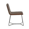 Joren PU Leather Accent Chair - Brown