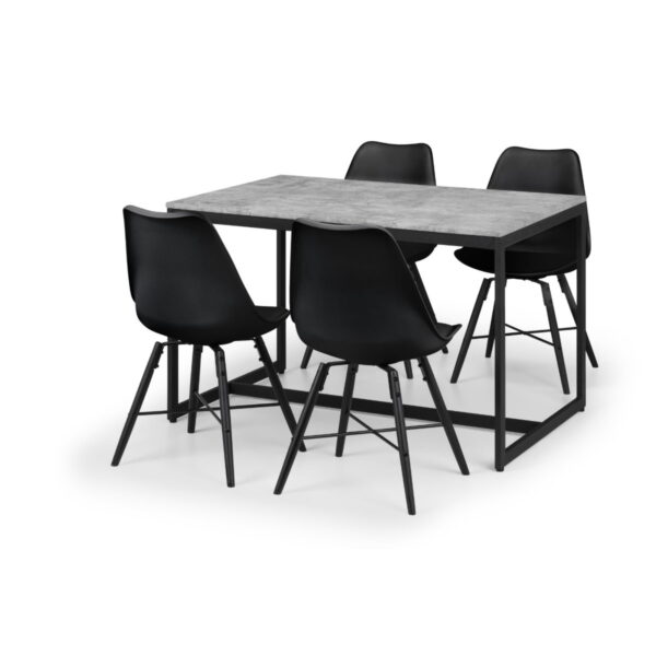 Set Of 2 Kari Dining Chairs - Grey