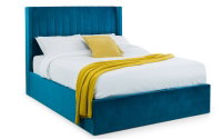 Langham Scalloped Headboard Storage Bed - 135cm