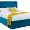 Langham Scalloped Headboard Storage Bed - 135cm