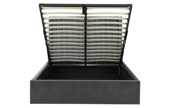 Langham Scalloped Headboard Storage Bed - 180cm