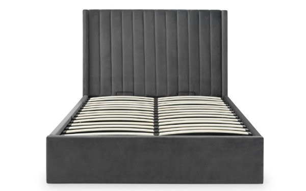 Langham Scalloped Headboard Storage Bed - 135cm