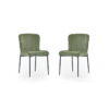 Set Of 2 Leonie Dining Chairs - Green