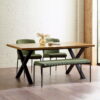 Set Of 2 Leonie Dining Chairs - Green