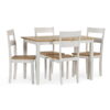 Linwood Small Dining Table - White/Natural