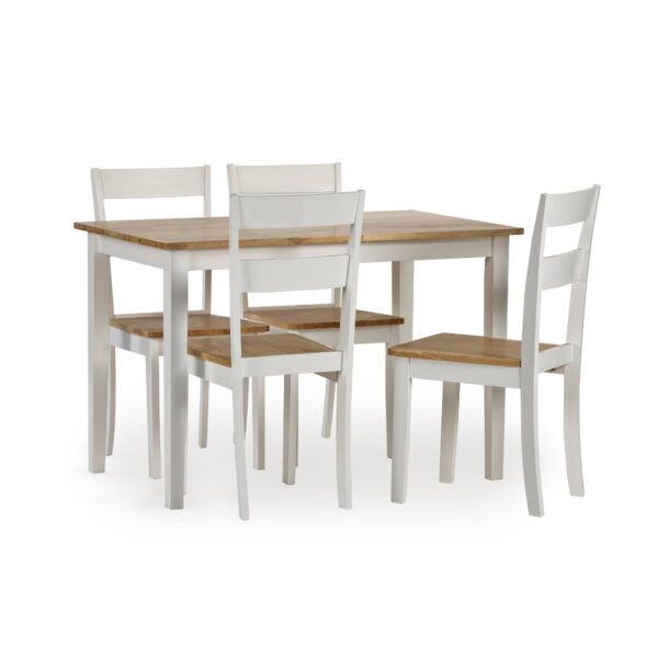 Linwood Small Dining Table - White/Natural