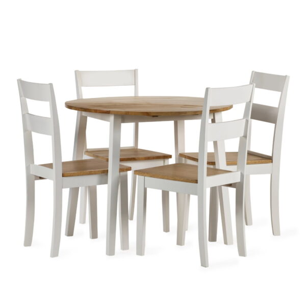 LIN004-12_1200x1200.jpg Linwood Round Dropleaf Table - White/Natural