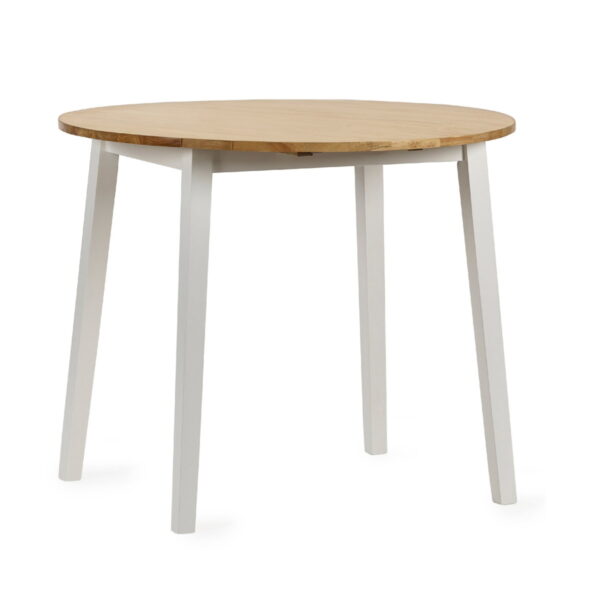 LIN004-2_1200x1200.jpg Linwood Round Dropleaf Table - White/Natural
