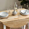 LIN004-Linwood-Round-Drop-Leaf-Table-Detail-2_1200x1200.jpg Linwood Round Dropleaf Table - White/Natural