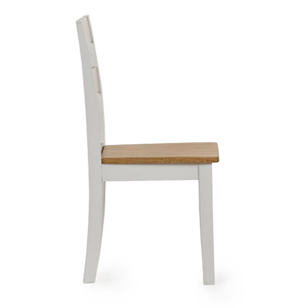 Set Of 2 Linwood Dining Chairs - Natural/White