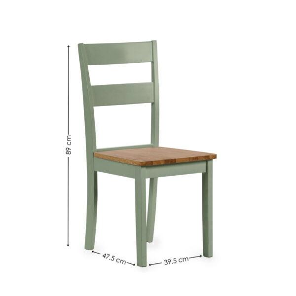 Set Of 2 Linwood Dining Chairs - Natural/White