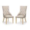 Set Of 2 Loire Button Back Chairs
