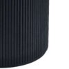 Louis Black Fluted Round Dining Table