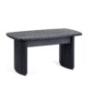 Louis Black Fluted Compact Coffee Table