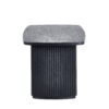 Louis Black Fluted Compact Coffee Table