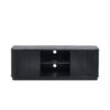 Louis Black Fluted Tv Unit