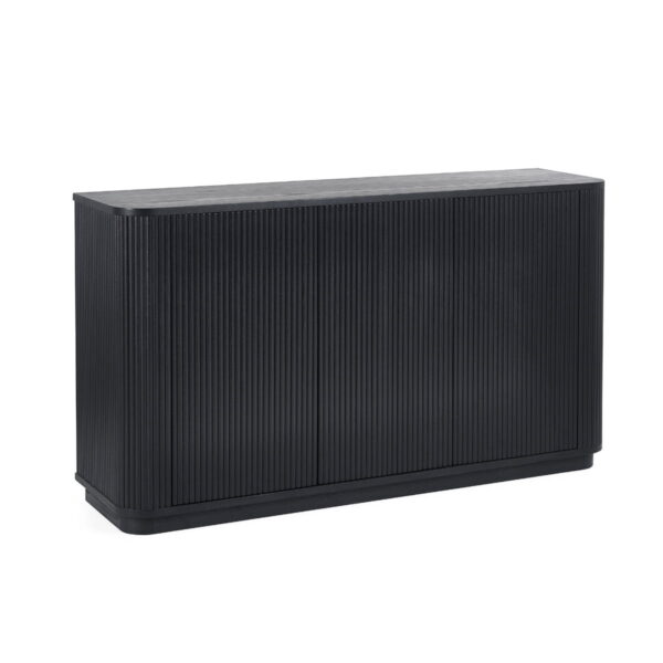 Louis Black Fluted Sideboard