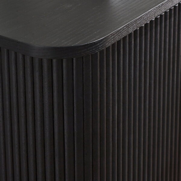 Louis Black Fluted Sideboard