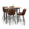 Luxe Bar Stool - Brown