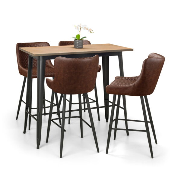 Luxe Bar Stool - Brown