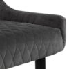 Luxe High Back Bench - Blue Velvet