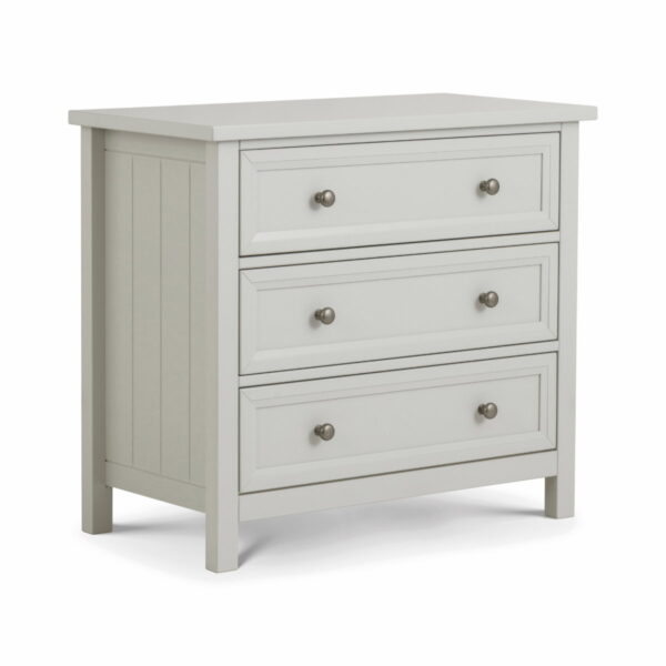 Maine 3 Drawer Wide Chest - Anthracite