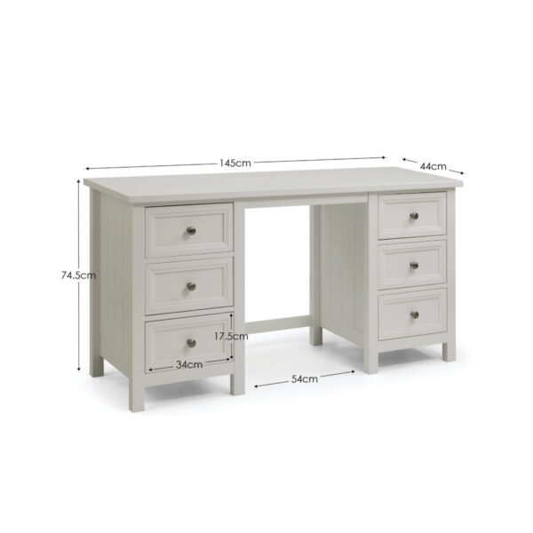 Maine Dressing Table - Surf White