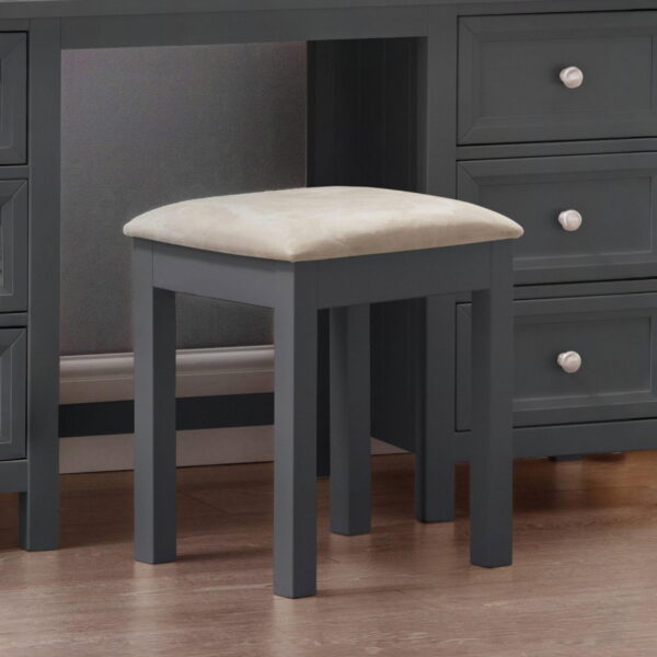 Maine Dressing Stool - Anthracite