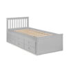 Maisie Bed With Underbed And Drawers - Light Grey