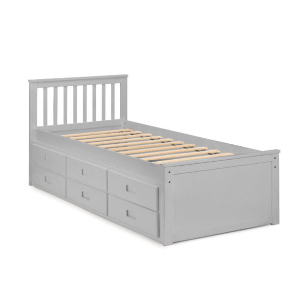 Maisie Bed With Underbed And Drawers - Anthracite