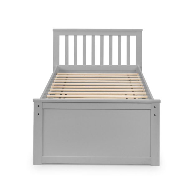 Maisie Bed With Underbed And Drawers - Light Grey
