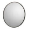 Octave Round Pewter Wall Mirror