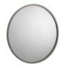 Octave Round Pewter Wall Mirror