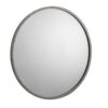 Octave Round Pewter Wall Mirror