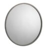 Octave Round Pewter Wall Mirror